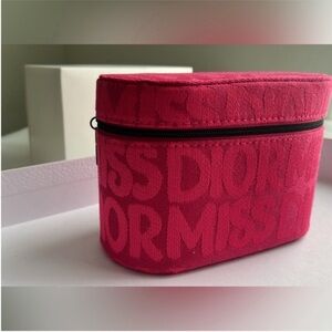 New, unused & authentic Miss Dior beauty cosmetic bag case Limited edition